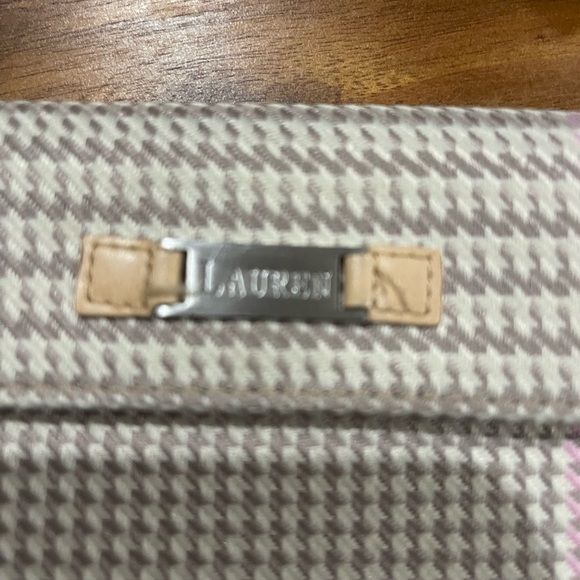 Lauren Ralph Lauren Wool and Leather Trifold Wallet - Picture 4 of 7